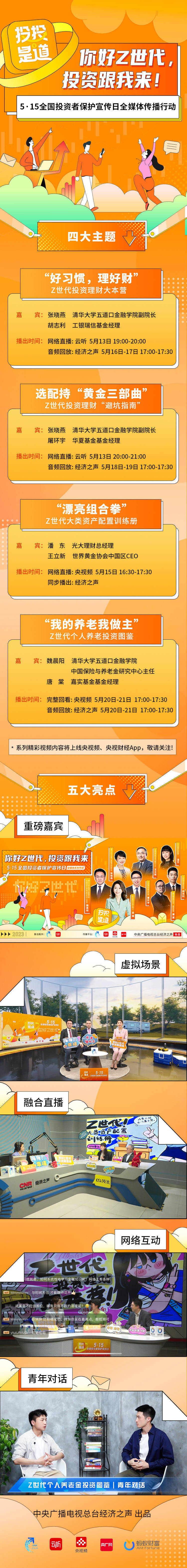 四大主题、五大亮点<strong></p>
<p>投资理财策略</strong>，经济之声开启“5.15投资者保护宣传日”全媒体传播行动