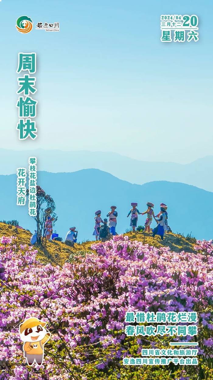 安逸四川日历海报|最惜杜鹃花烂漫<strong></p>
<p>安逸花</strong>,春风吹尽不同攀