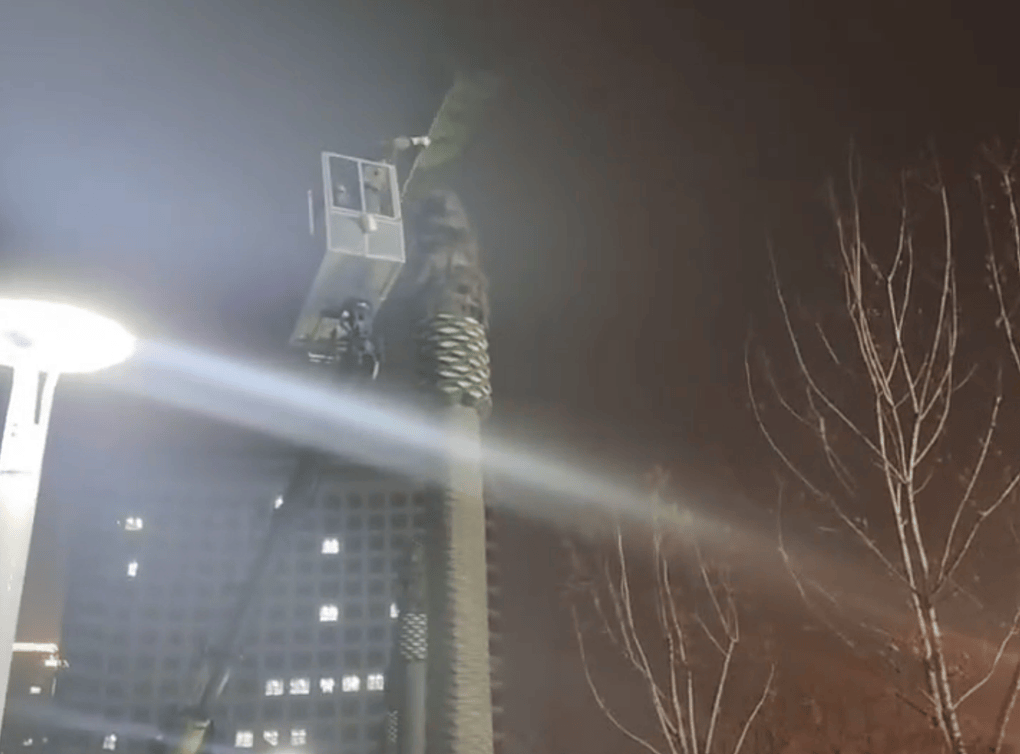 县政府门前广场花1305万建设仿真椰子树、雕塑等<strong></p>
<p>币圈电报群</strong>,中央点名通报后,仿真椰子树连夜拆除