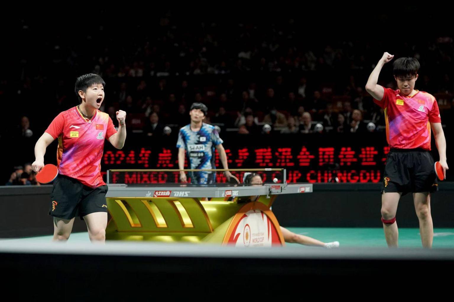 王楚钦:没想到以混双结束今年的比赛 整体挺满意