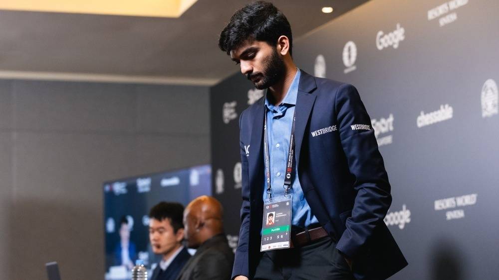 国际象棋世界冠军赛丨教科书级名场面<strong></p>
<p>坐以待币</strong>!来自棋王丁立人的最强反击