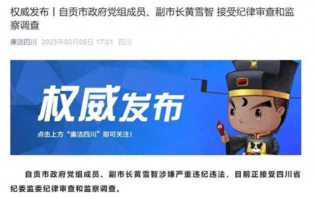 涉嫌严重违纪违法<strong></p>
<p>百链币</strong>，四川省自贡市政府党组成员、副市长黄雪智接受审查调查