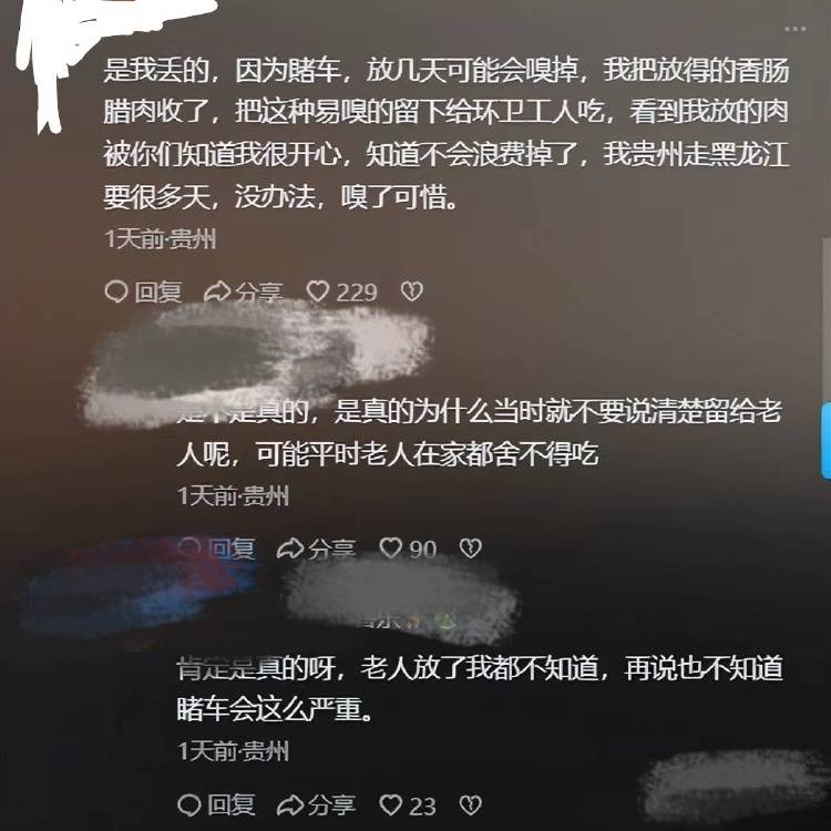 父母给的年货被子女扔进服务区垃圾箱<strong></p>
<p>币圈情况</strong>？疑似当事人回应：实属无奈之举