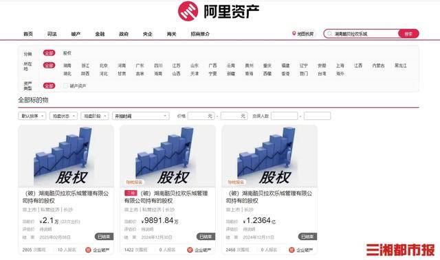 起拍价从1亿降至1元<strong></p>
<p>流币行情</strong>，湖南酷贝拉旗下股权2.1万元被拍走