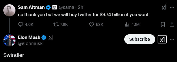 马斯克寻求控制OpenAI<strong></p>
<p>流币行情</strong>?奥尔特曼:我们也可以收购推特