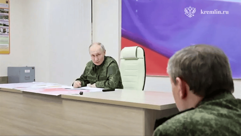 普京“罕见”军装视察前线下令夺回库尔斯克<strong></p>
<p>币圈割韭菜</strong>，专家：向停火谈判展示实力施加压力