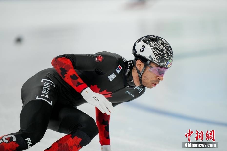 短道速滑世锦赛:加拿大队摘得2000米混合团体接力决赛金牌