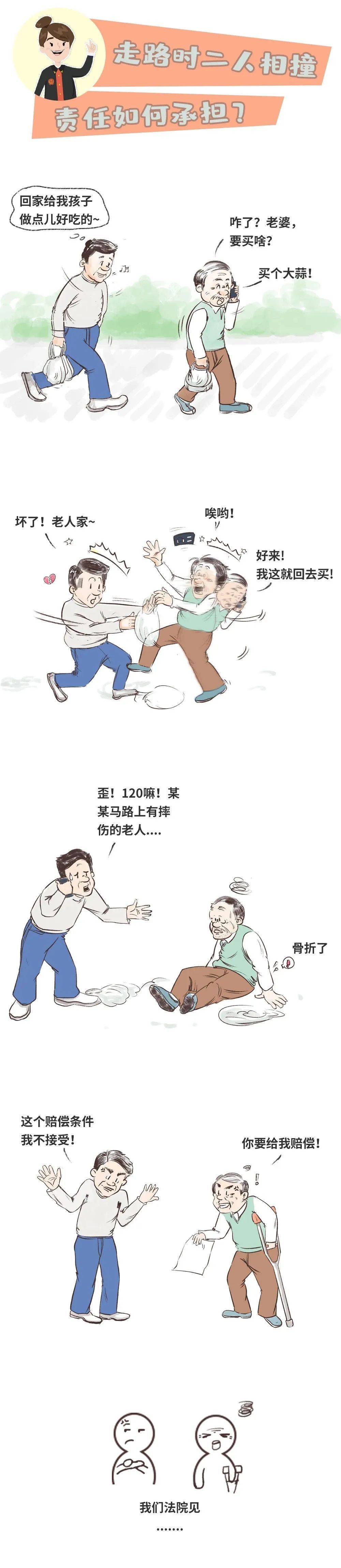 老人突然转身与身后行人相撞索赔18万多<strong></p>
<p>刷视频趣币</strong>，行人因未保持安全距离被判赔7万，律师解读