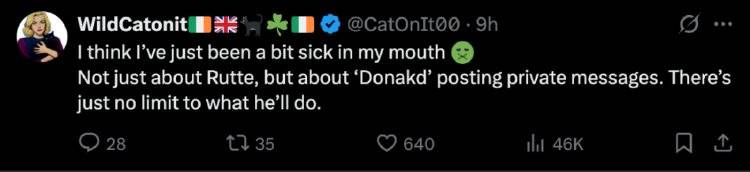 特朗普晒北约秘书长“谄媚”私人短信<strong></p>
<p>币圈吧</strong>,网友看不下去了:有点反胃