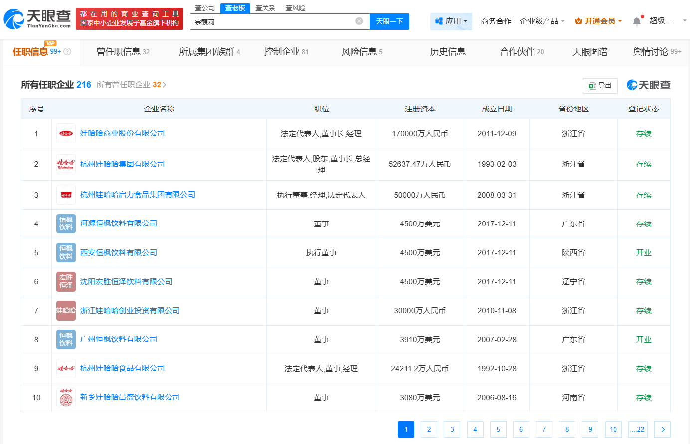 娃哈哈创始人宗庆后的女儿宗馥莉名下多家娃哈哈公司更名为宏胜<strong></p>
<p>币投所</strong>!被三名自称“同父异母弟妹”在香港法庭起诉