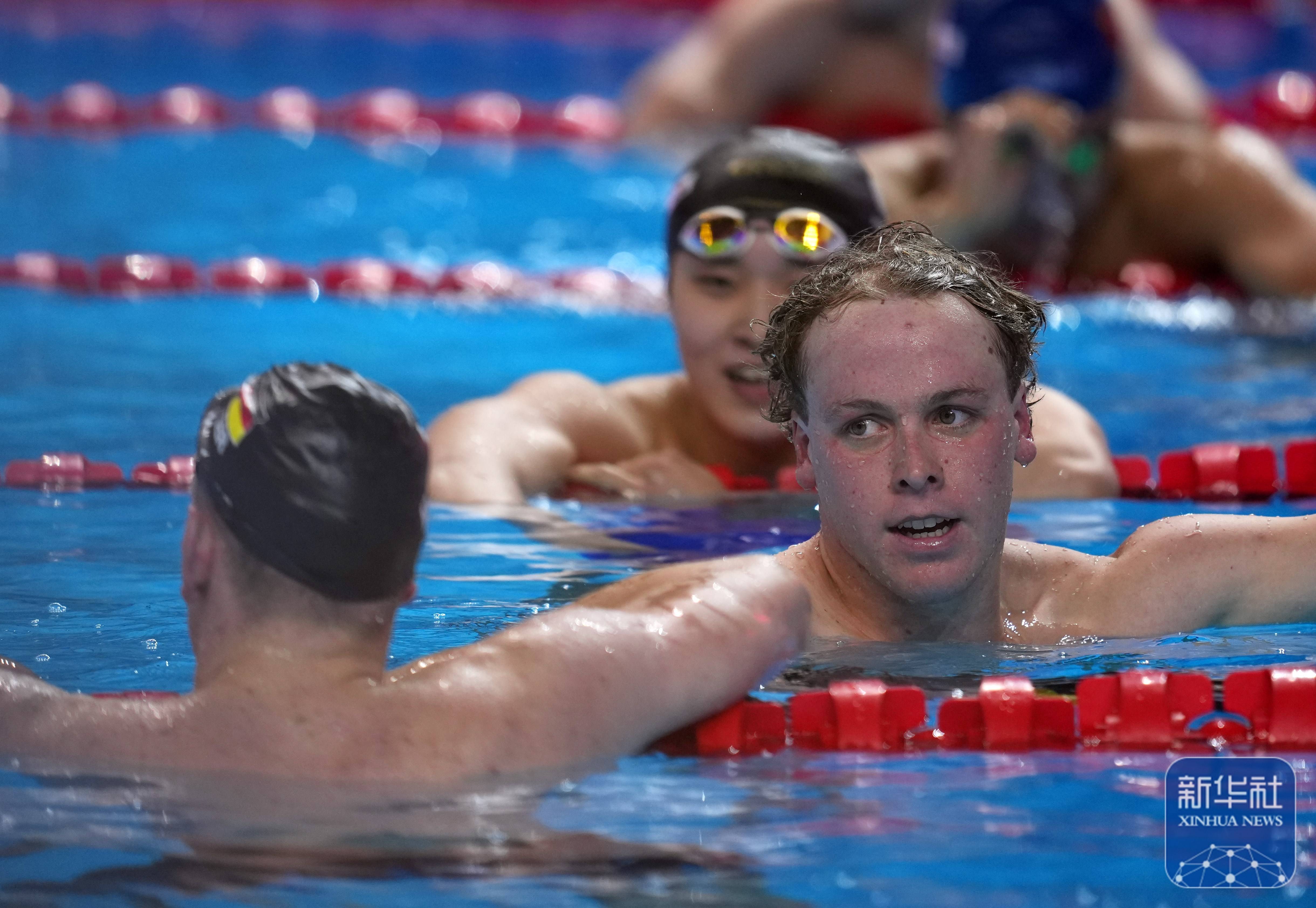 游泳世锦赛丨德国选手夺男子400米自由泳冠军 中国选手张展硕获第五名