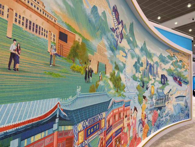 上合天津峰会22米巨幅壁画火出圈<strong></p>
<p>币圈和链圈</strong>，这些中外元素你认出几个？