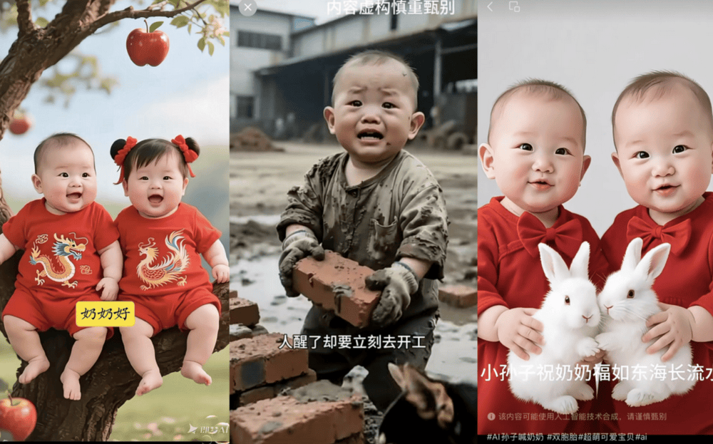 AI生成内容新规实施后<strong></p>
<p>炒币子</strong>,月入过万的假“孙子”们原形毕露