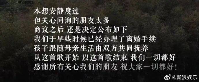 李亚鹏官宣与海哈金喜离婚:已经办理了离婚手续<strong></p>
<p>手机炒币</strong>,孩子跟随母亲生活,由双方抚养