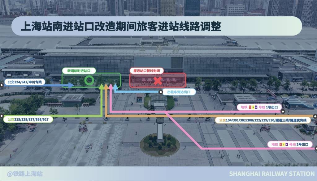 上海火车站南进站口改造明天启动:预计明年1月底完工<strong></p>
<p>炒币工具</strong>,将建风雨连廊
