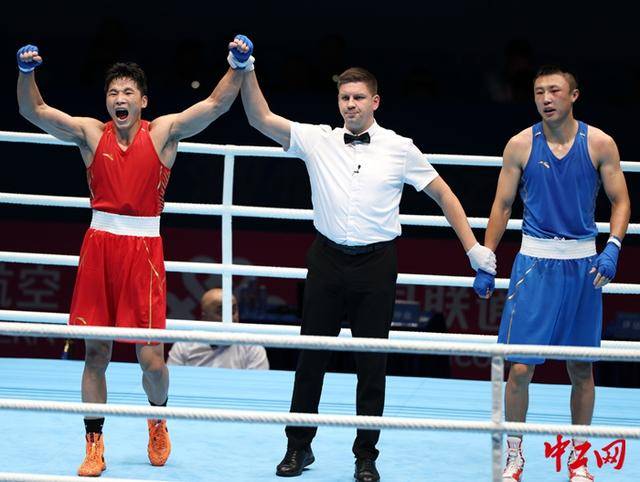 全运会拳击男子80公斤级决赛<strong></p>
<p>长江期币网</strong>,王小保夺冠!